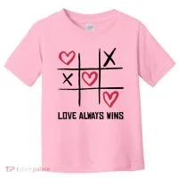 Love Always Wins Game Toddler T-Shirt thumb 0