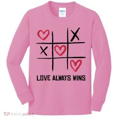 Love Always Wins Game Kids Long Sleeve Shirt