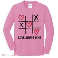 Love Always Wins Game Kids Long Sleeve Shirt thumb 0