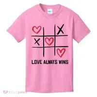 Love Always Wins Game Kids T-Shirt thumb 0