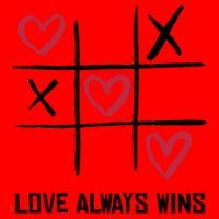 Love Always Wins Game Santa Hat thumb 1