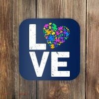 Love Autism Heart Coaster thumb 0