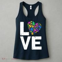 Love Autism Heart Women's Tank Top thumb 3