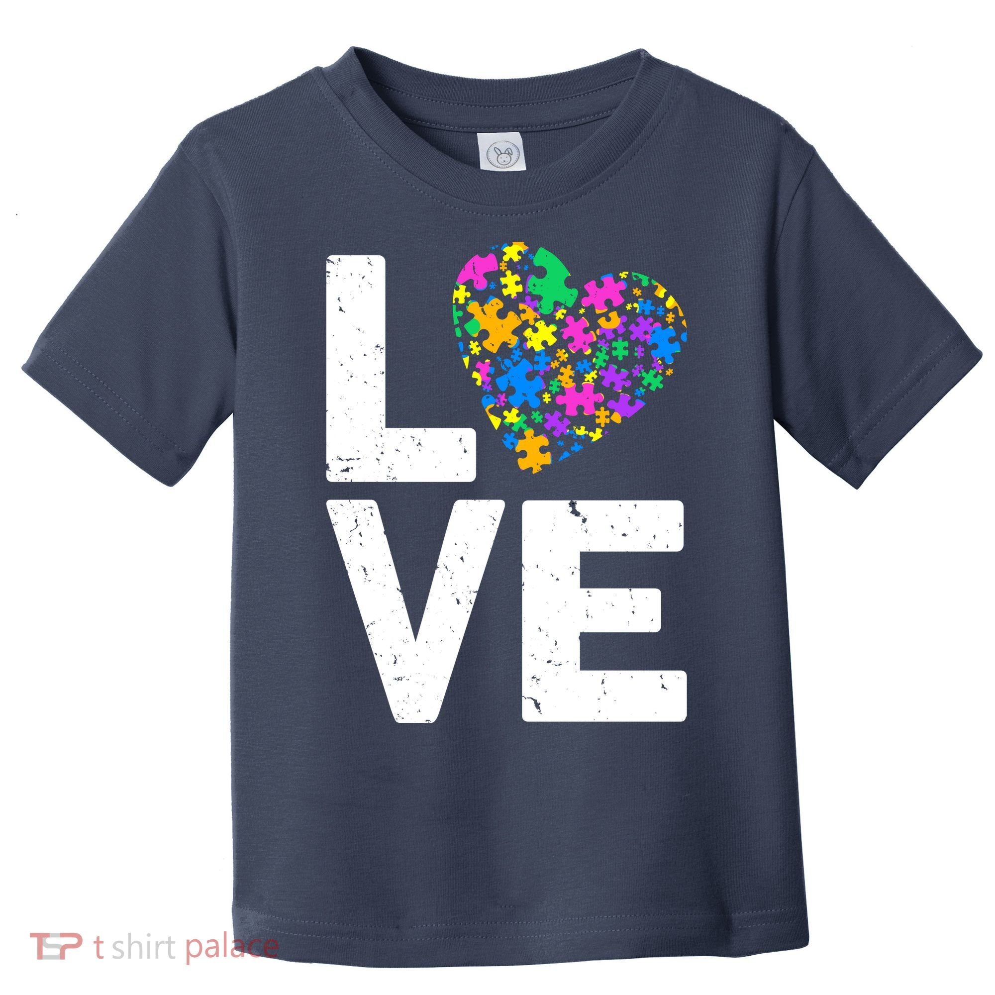 Love Autism Heart Toddler T-Shirt