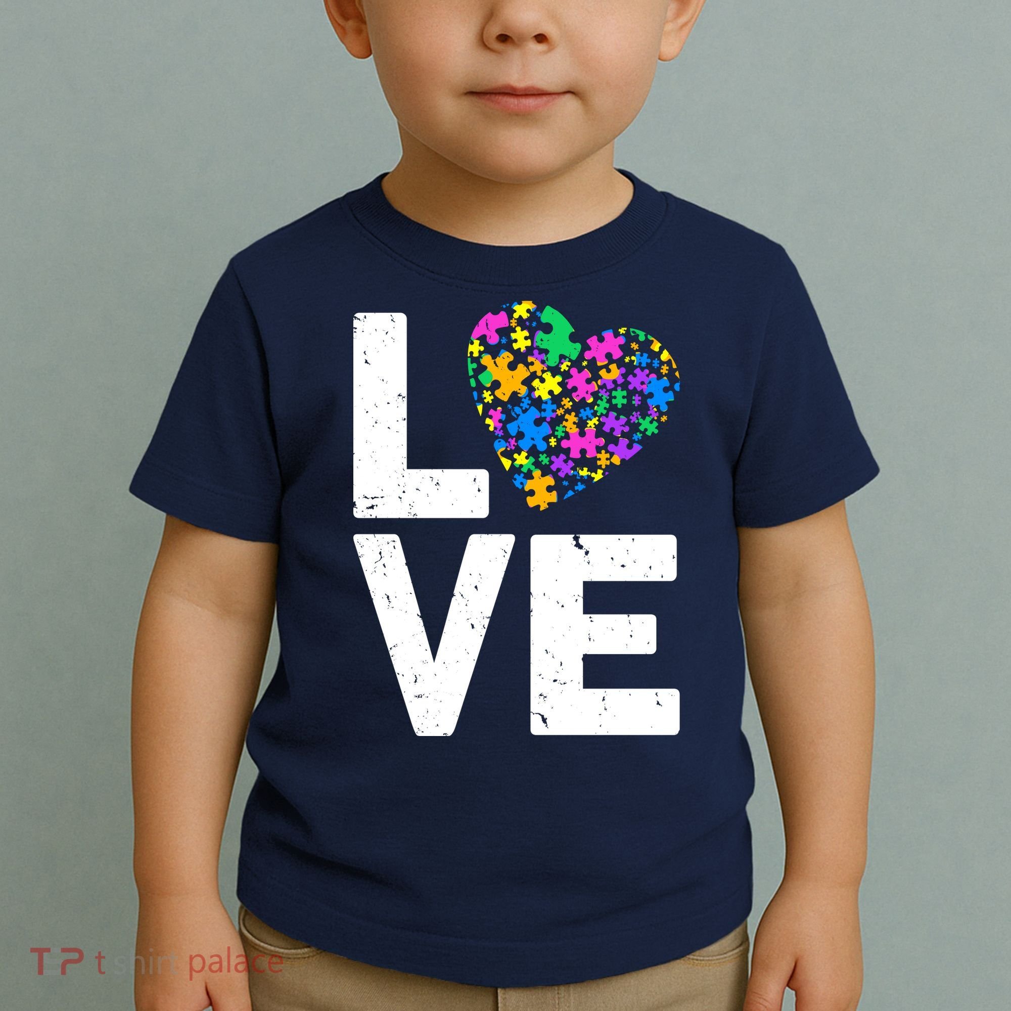 Love Autism Heart Toddler T-Shirt