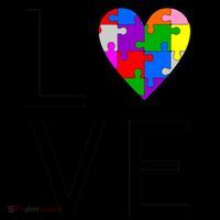 Love Autism Heart Puzzle Pieces Coffee Mug thumb 5