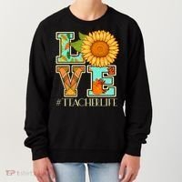 Love Autumn Fall #Teacher Life Women's Sweatshirt thumb 0