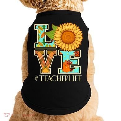 Love Autumn Fall #Teacher Life Doggie Tank