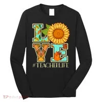 Love Autumn Fall #Teacher Life Long Sleeve Shirt thumb 0