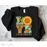 Love Autumn Fall #Teacher Life Sweatshirt thumb 2