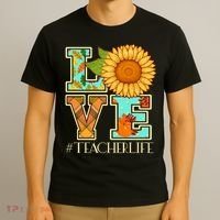 Love Autumn Fall #Teacher Life T-Shirt thumb 3