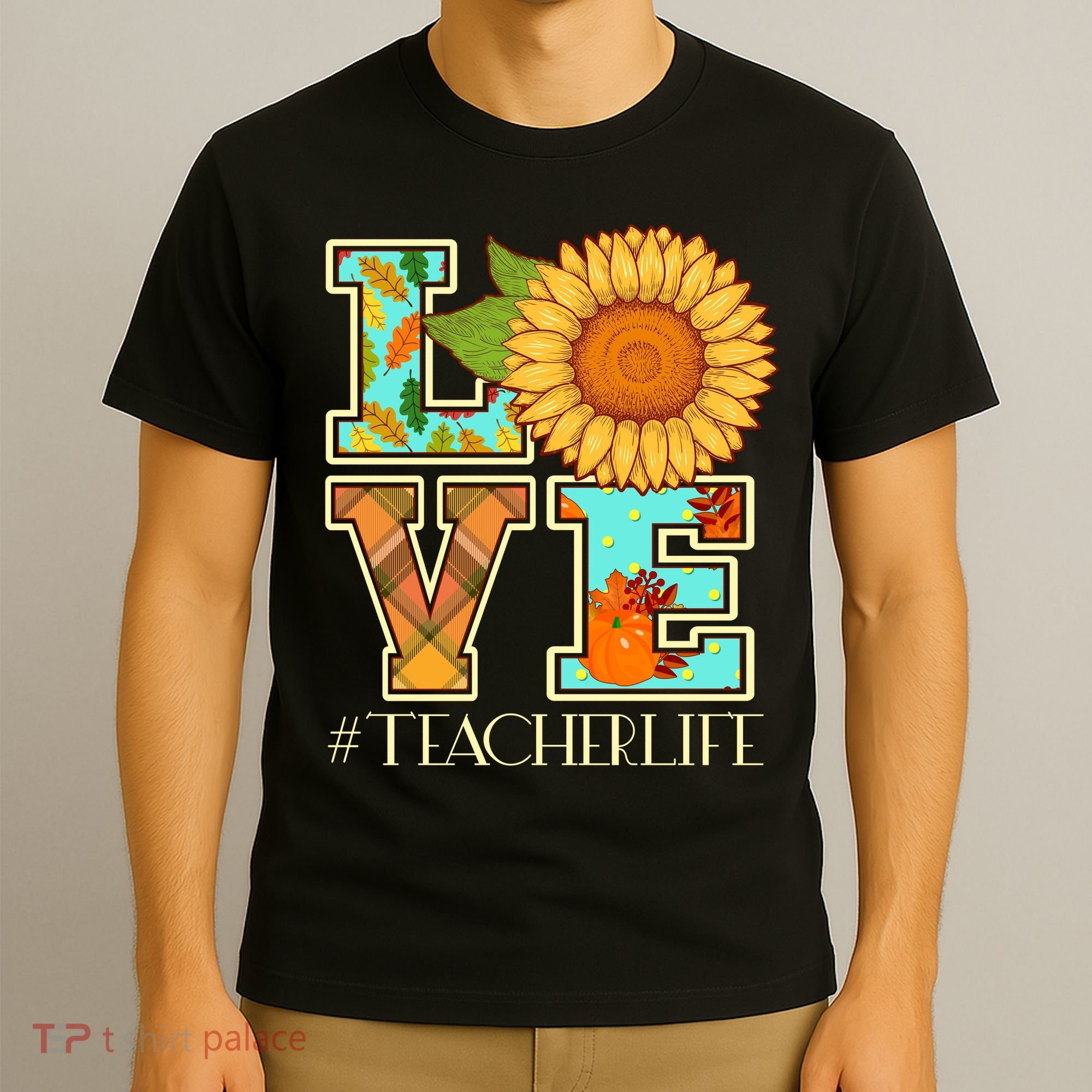 Love Autumn Fall #Teacher Life T-Shirt