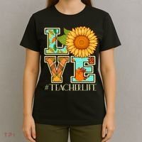 Love Autumn Fall #Teacher Life T-Shirt thumb 4