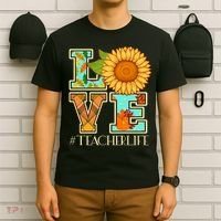 Love Autumn Fall #Teacher Life T-Shirt thumb 6