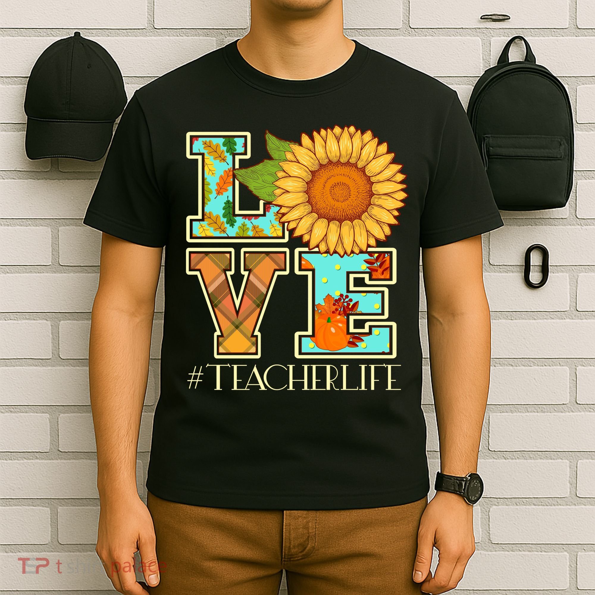 Love Autumn Fall #Teacher Life T-Shirt