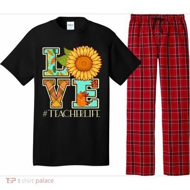 Love Autumn Fall #Teacher Life Pajama Set
