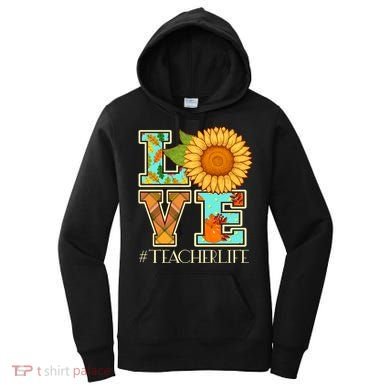 Love Autumn Fall #Teacher Life Women's Hoodie