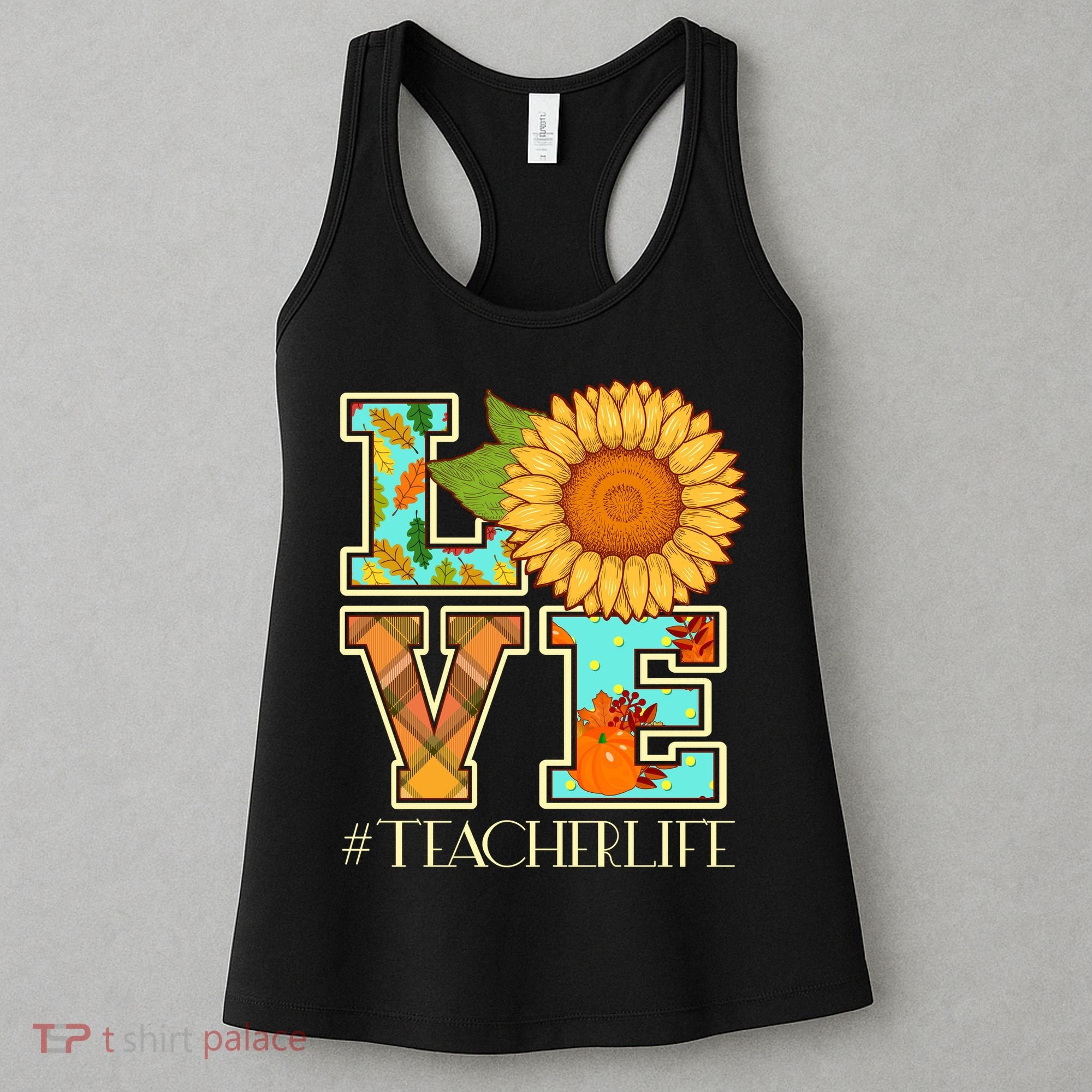 Love Autumn Fall #Teacher Life Women's Tank Top
