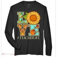 Love Autumn Fall #Teacher Life Zone Performance Long-Sleeve T-Shirt thumb 0