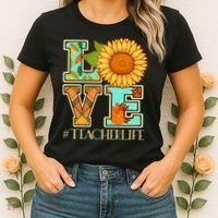 Love Autumn Fall #Teacher Life Women's T-Shirt thumb 2