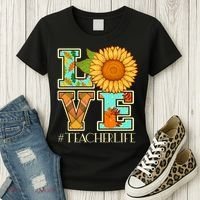 Love Autumn Fall #Teacher Life Women's T-Shirt thumb 3