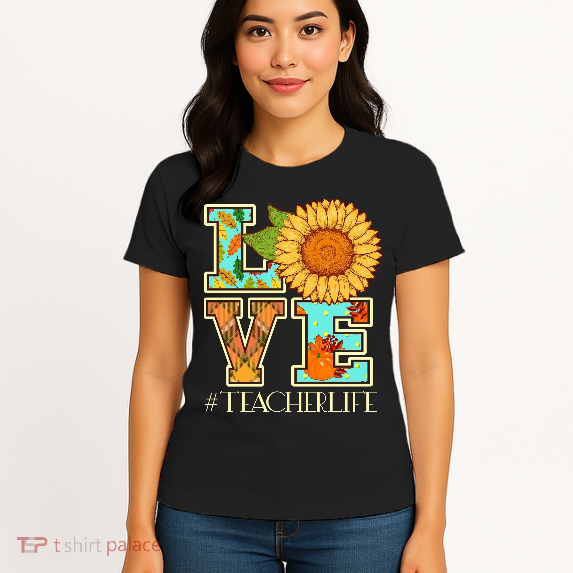 Love Autumn Fall #Teacher Life Women's T-Shirt