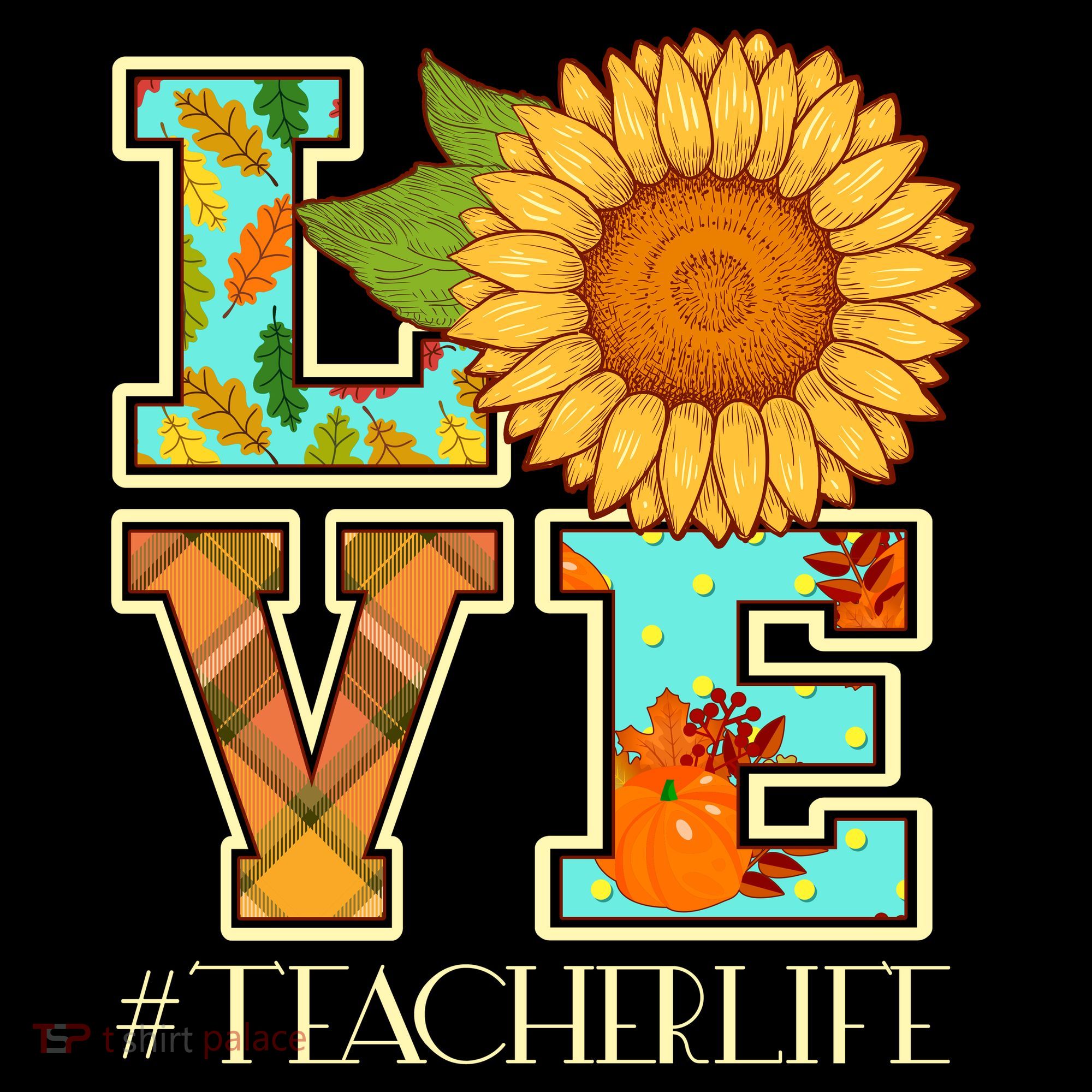 Love Autumn Fall #Teacher Life Women's T-Shirt