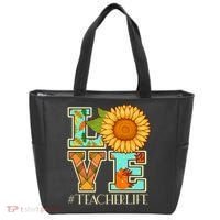 Love Autumn Fall #Teacher Life Tote Bag thumb 0