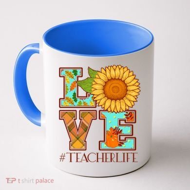 Love Autumn Fall #Teacher Life Coffee Mug