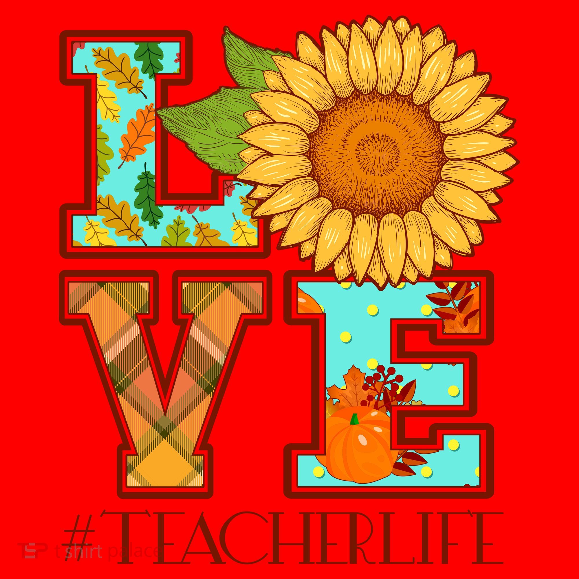 Love Autumn Fall #Teacher Life Santa Hat