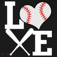 Love Baseball Heart Graphic Sweatshirt thumb 3