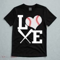 Love Baseball Heart Graphic T-Shirt thumb 5