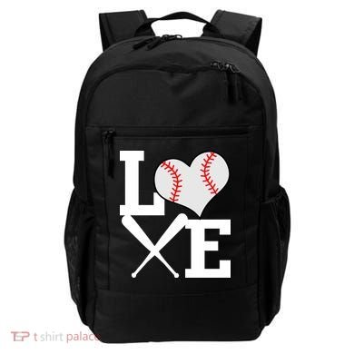 Love Baseball Heart Graphic Backpack