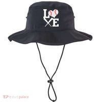 Love Baseball Heart Graphic Bucket Hat thumb 0