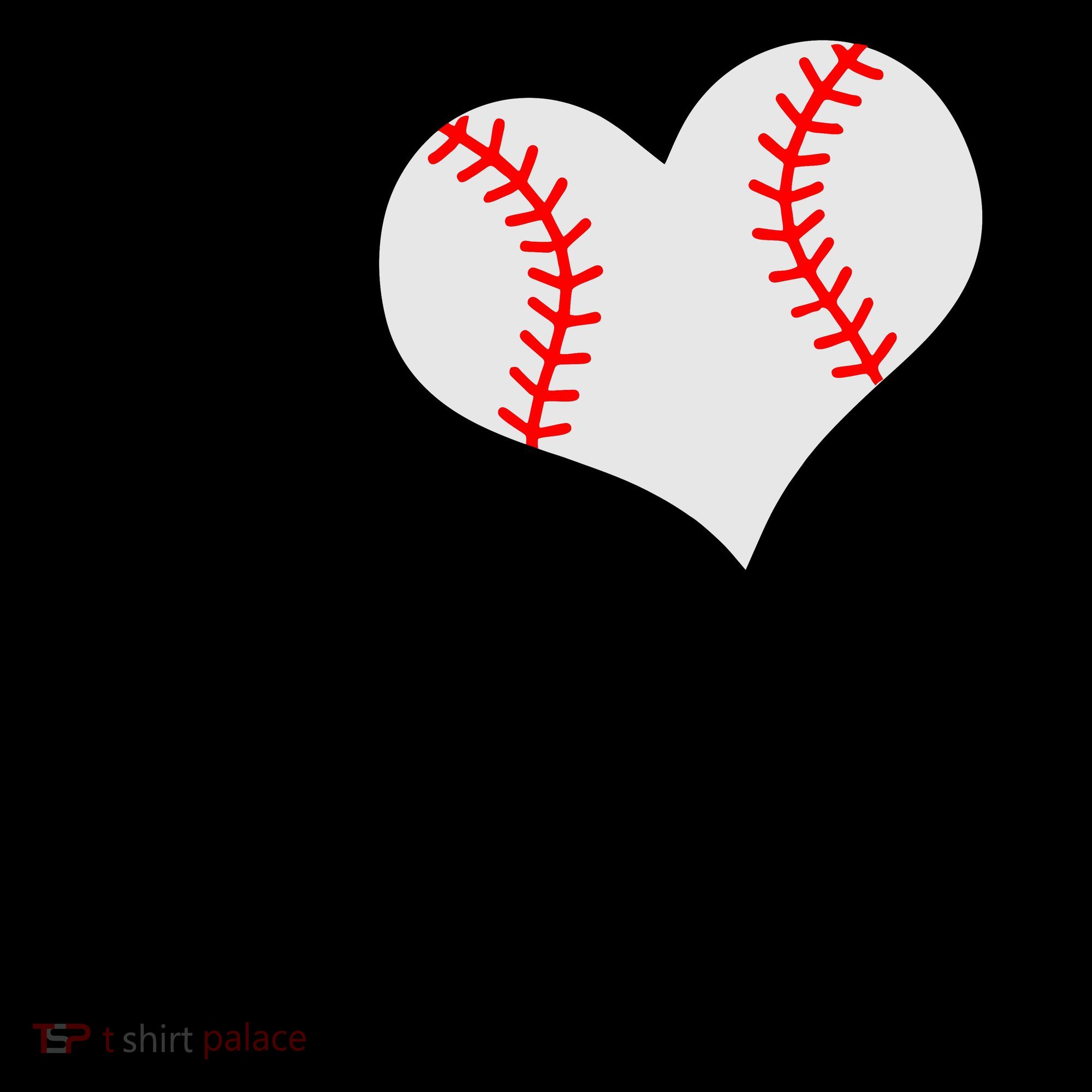 Love Baseball Heart Graphic Coffee Mug
