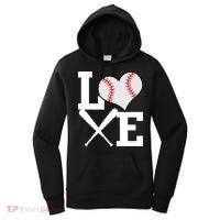 Love Baseball Heart Graphic Women's Hoodie thumb 0