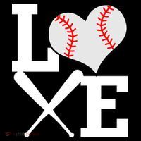 Love Baseball Heart Graphic Women's Hoodie thumb 2