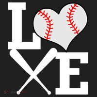 Love Baseball Heart Graphic Hat thumb 2