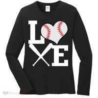 Love Baseball Heart Graphic Women's Long Sleeve Shirt thumb 0