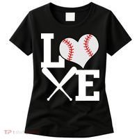 Love Baseball Heart Graphic Women's T-Shirt thumb 0