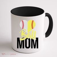 Love Baseball Mom  Coffee Mug thumb 1