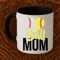 Love Baseball Mom  Coffee Mug thumb 2