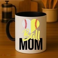 Love Baseball Mom  Coffee Mug thumb 4