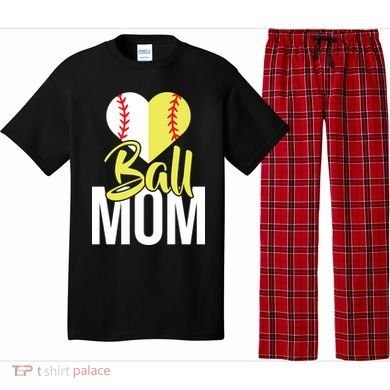 Love Baseball Mom  Pajama Set