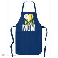 Love Baseball Mom  Apron thumb 0