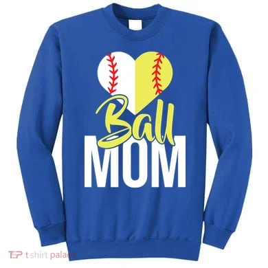 Love Baseball Mom  Sweatshirt