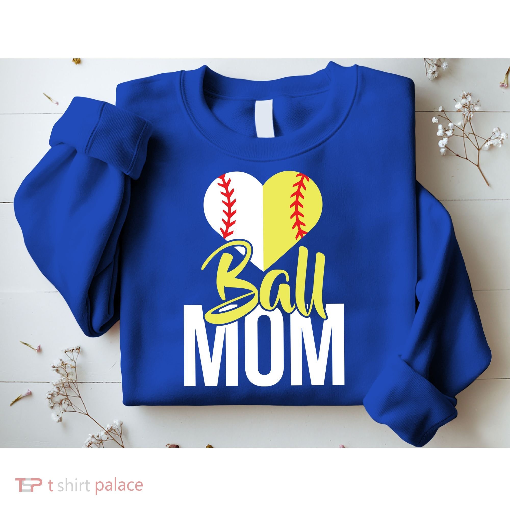Love Baseball Mom  Sweatshirt