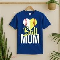 Love Baseball Mom  T-Shirt thumb 2