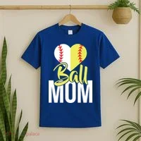 Love Baseball Mom  T-Shirt thumb 2