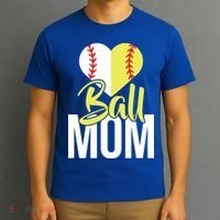 Love Baseball Mom  T-Shirt thumb 3